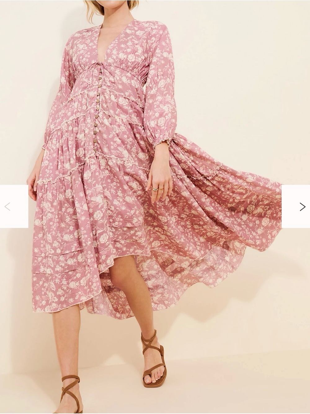 Free People Pappiet Midi Dress